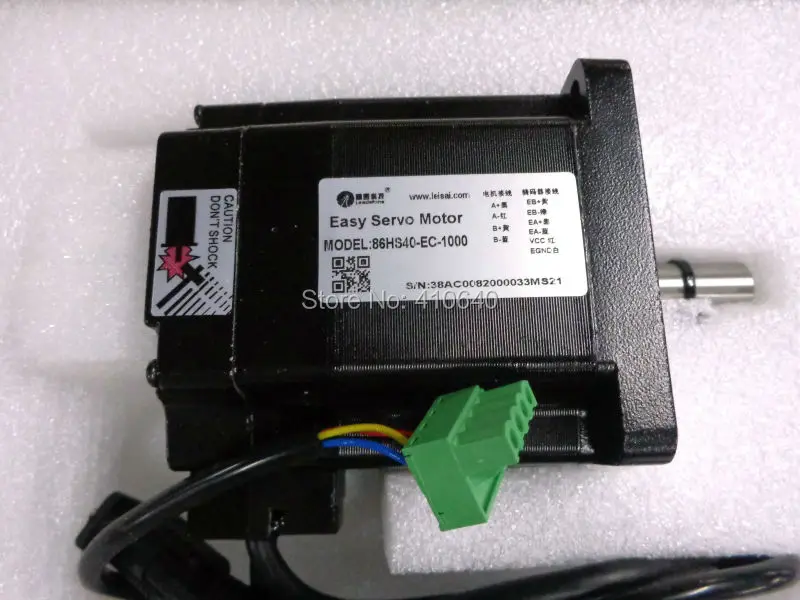 Imagem -02 - Leadshine Stepper 86hbm40-ec1000 Igual a 86hs40-ec-10001.8 Grau Fase Nema 34 com Codificador 1000 Linha e 1.0 n. m Torque