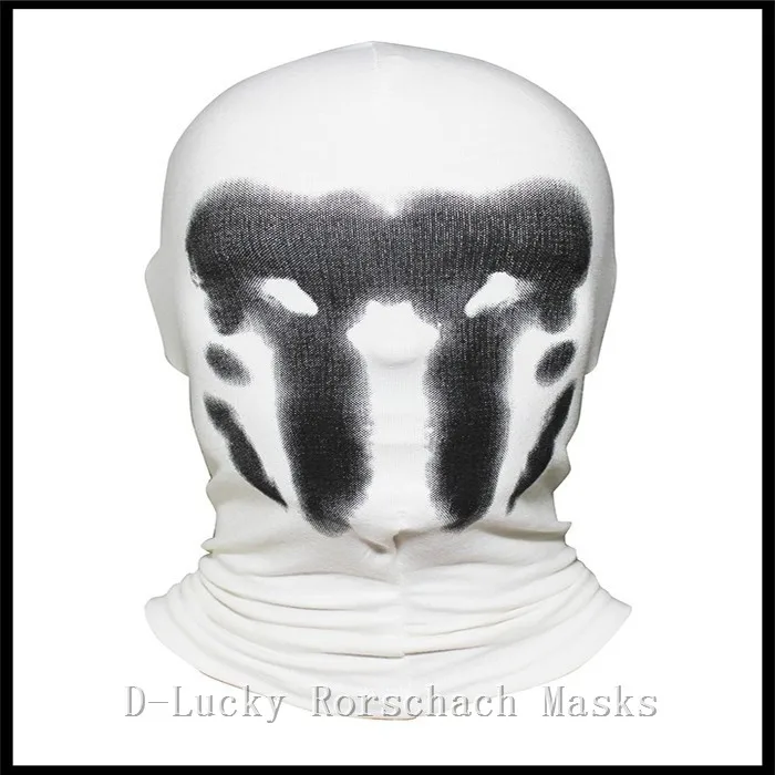 Top Grade High Quality Cute Watchmen Rorschach Mask Cosplay Costume Mask Watchmen Comic---Loveful Face Head Mask Cosplay 4 types