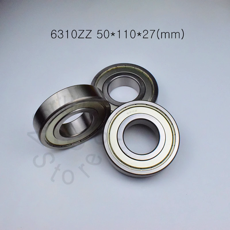 

6310ZZ 50*110*27(mm) 1Piece bearings ABEC-5 metal sealing type 6310 chrome steel deep groove bearing 6310ZZ