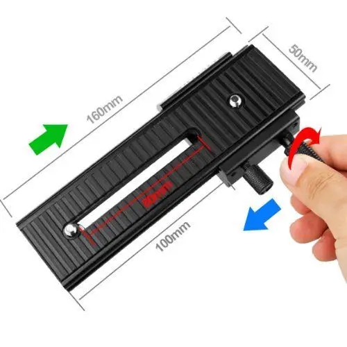 

Fotomate 2 Way Macro Focus Focusing Rail Slider Fotomate LP-01 100mm Movable Ran