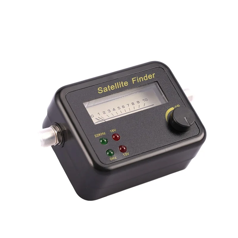 Mini Digital LCD Display Plastic Digital LCD Display Satellite Signal Finder Meter Tester Black