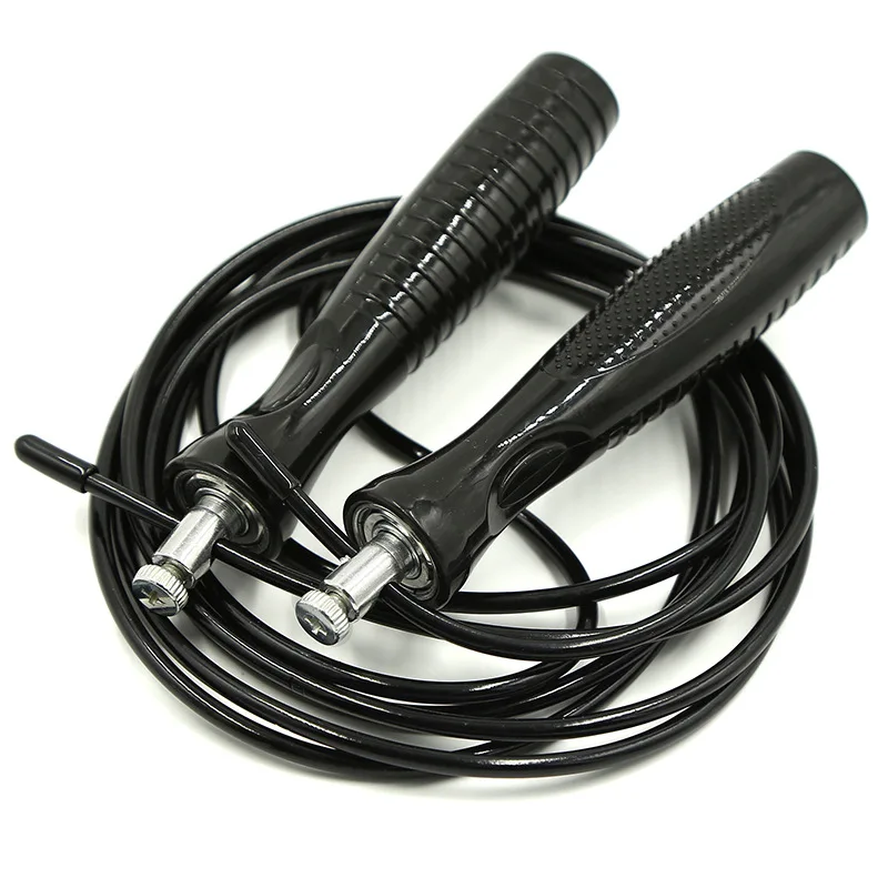 Crossfit Fitness Rope Training Jump Rope, Cable Ball Bearings, Non-Slip Handle, Adjustable Skip Speed, Boxing, MMA Training