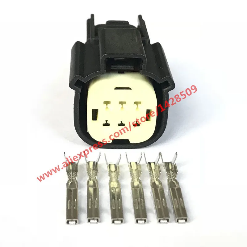 1 Set 33472-0601 33472-0606 Molex 6 Pin Female Waterproof Automotive Connector For Ford Mondeo