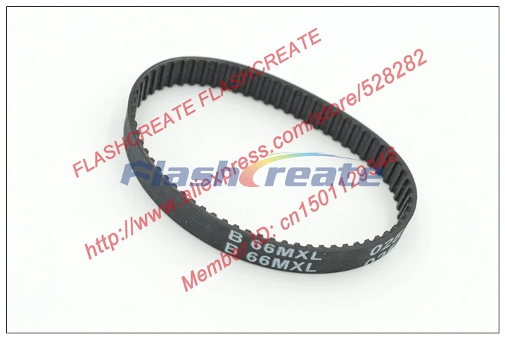 10pcs B66 MXL Timing Belt Teeth 66 Width 6.35mm Length 134.11mm B66MXL Rubber Closed-Loop Synchronous Belt