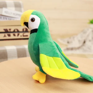 20/25cm bonito lifelike rio arara papagaio pelúcia brinquedo animal de pelúcia macio kawaii papagaio bonecas para crianças meninas presente de aniversário do bebê 8 principais vendas arara de pelúcia - №6