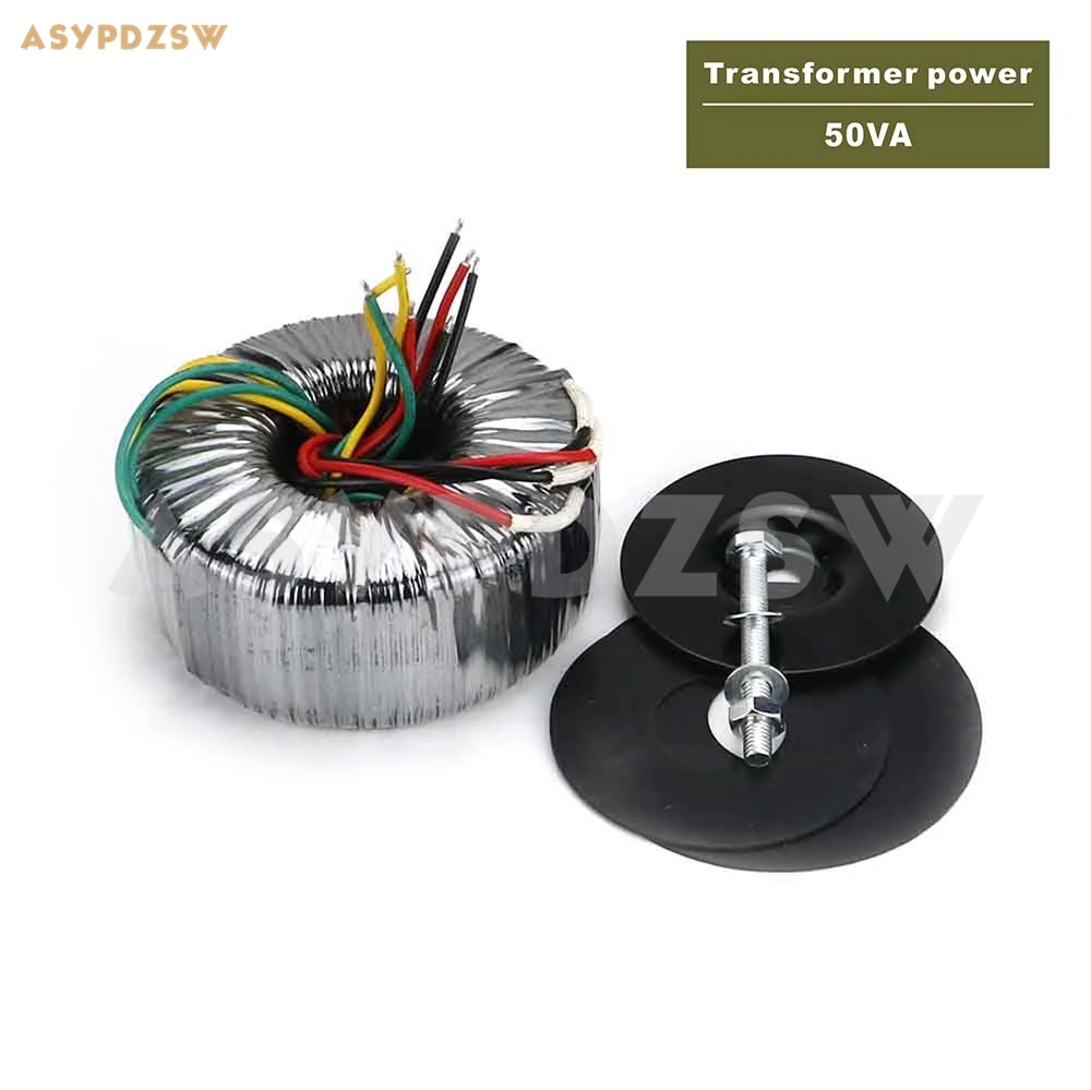 115V/230V IN 50VA OFC Toroidal transformer 50W 7V---28V Output optional / Accept customized voltage