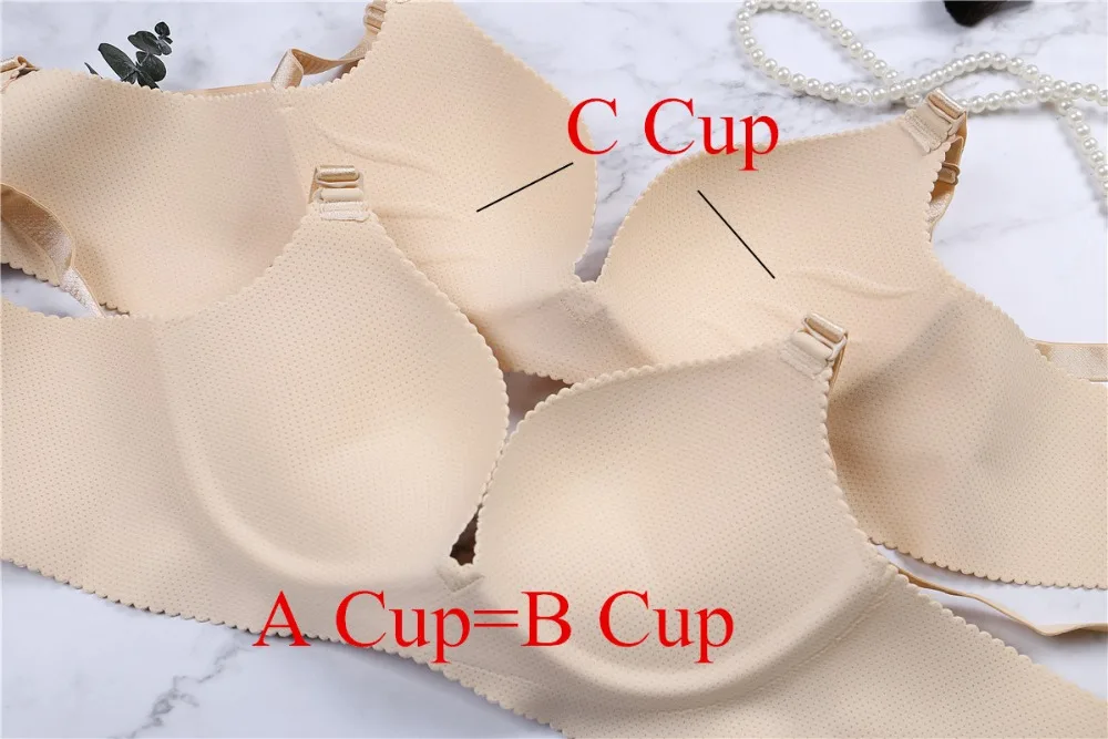 Seamless Plunge Bra Women Girls Deep V Wireless Lingerie Push Up Underwear Racerback Bralette soutien