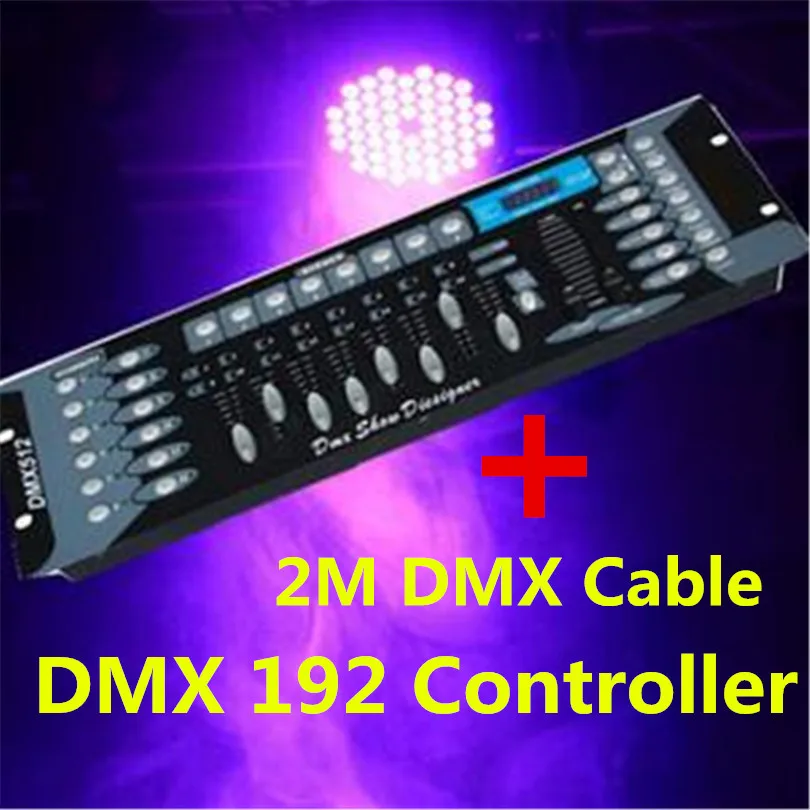 

Free Shipping New 192 DMX Controller Stage Lighting DJ Equipment LED PAR Stage Laser Spotlights DJ Controller