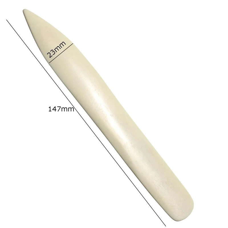 New 1pcs Trimming Leather Craft Tools Bone Folder For Leather Scoring Folding Creasing Paper Home Handmade Accessories