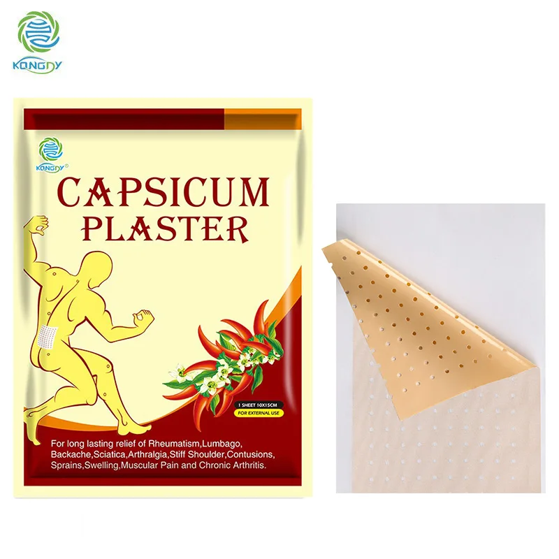 

KONGDY Capsicum Plaster 10*15 cm Cure Neck Pain 5 Pieces/Lot Pain Relief Patch For Arthritis Back Pain Plaster Massager