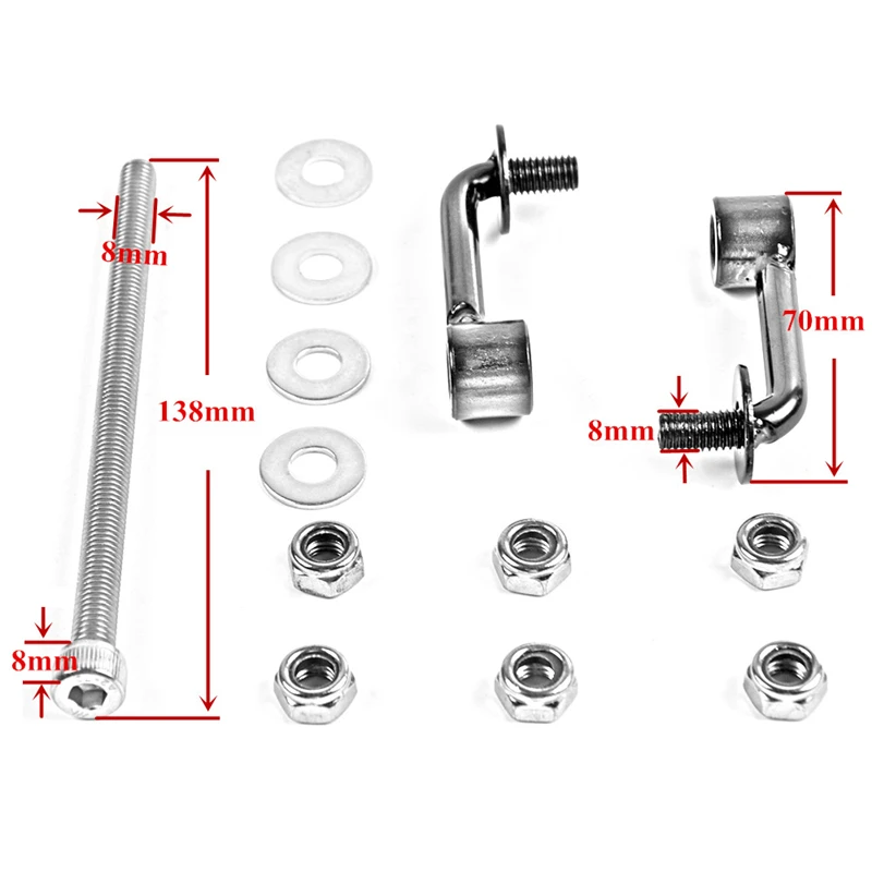 2 "ถังแก๊ส Riser Kit อุปกรณ์เสริมรถจักรยานยนต์สำหรับ Harley Custom Dyna/Sportster XL 883/72/48/1200/Nightster/เหล็ก1995-UP