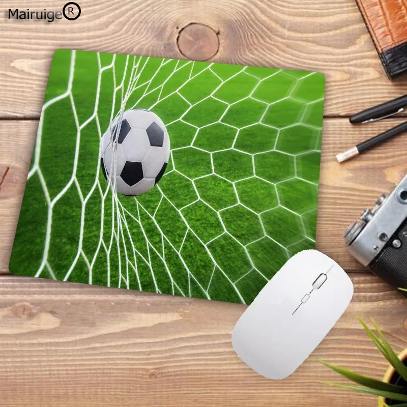 Mairuige Große Förderung Boy matte Pad Fußball Fußball Natürliche Gummi Gaming Kleine Mousepad Schreibtisch Matte Büro mousepad 22X18CM