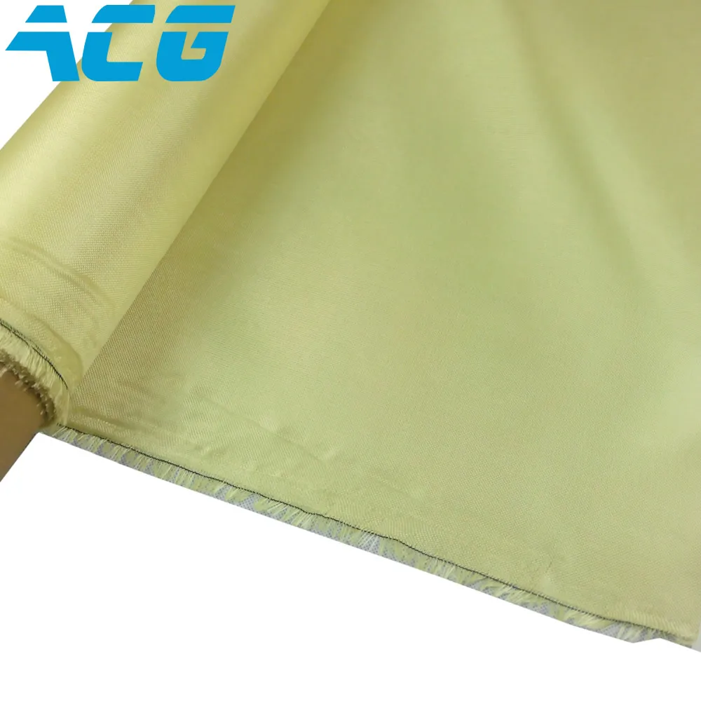 200D Kevlar Fabric 60GSM Aramid Fabric Plain Weave for Airplane/Boat Model Reinforcement