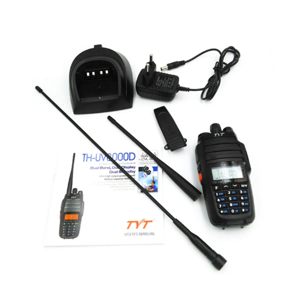 Imagem -06 - Cross Band Walkie Talkie Rádio Amador Repetidor Vhf Uhf Tyt Th-uv8000d 10w Long Range 10 km Novo Pcs