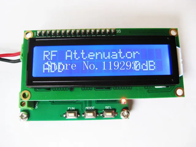 [[BELLA]RF power meter power meter 0-500Mhz -80 ~ 10 dBm RF power attenuation value can be set--2PCS/LOT