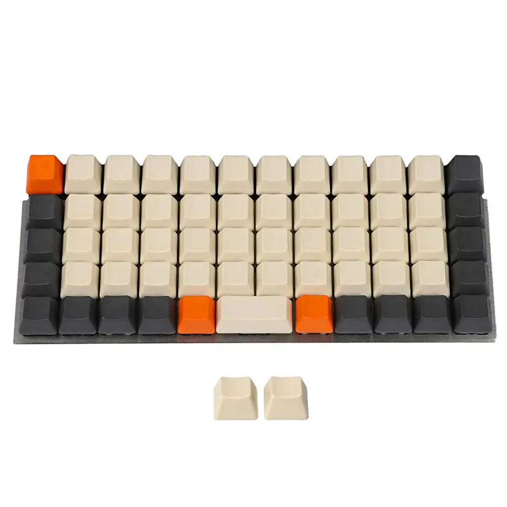 Ymdk planck ymd40 v2 niu40 preonic keysetカーボンレーザーエッチング40% トッププリントoemキーキャップ厚さ1.5mm pbt