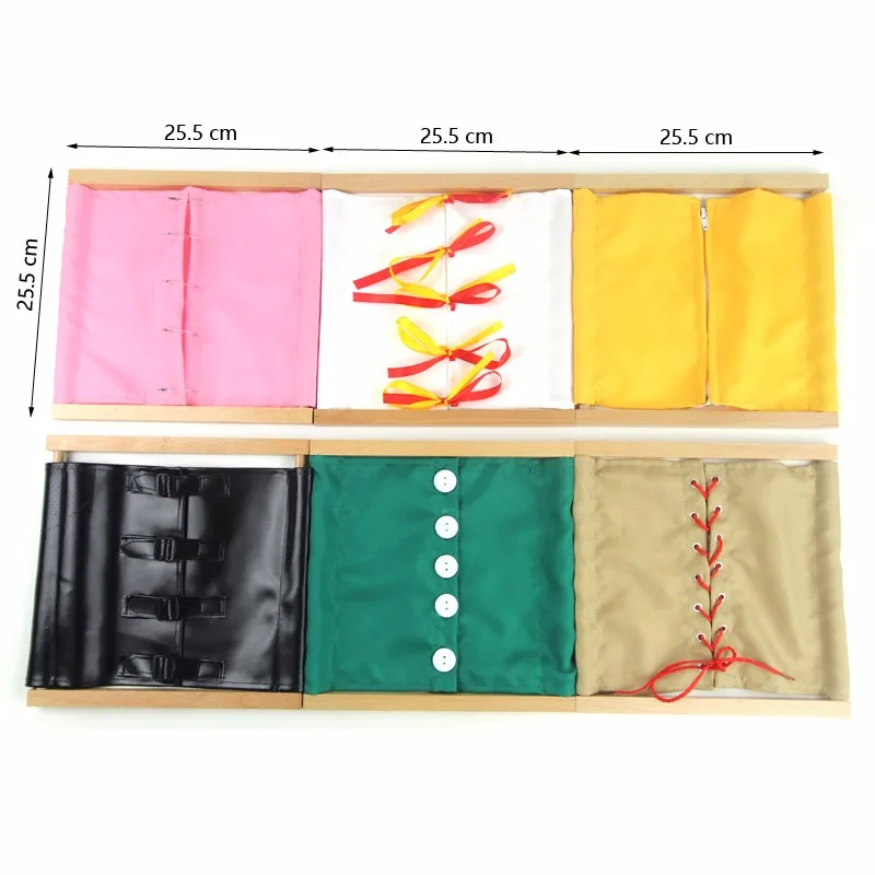 Montessori Kids Toy Baby Dressing Cloth 1 Lot= 12 Pcs Teaching Learning Educational Preschool Training Brinquedos Juguets