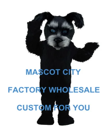 

Black Scottish Dog Mascot Costume Adult Size Cartoon Character Mascot Outfit Suit Fancy Dress Carnival Costume SW744