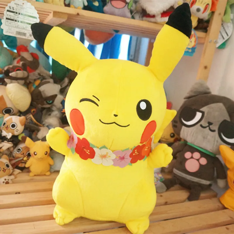 Pokemo 50CM Pikachu Plush Toys High Quality Cute Anime Plush Toys Children's Gift Toy Kids Cartoon Peluche Pikachu Plush Doll