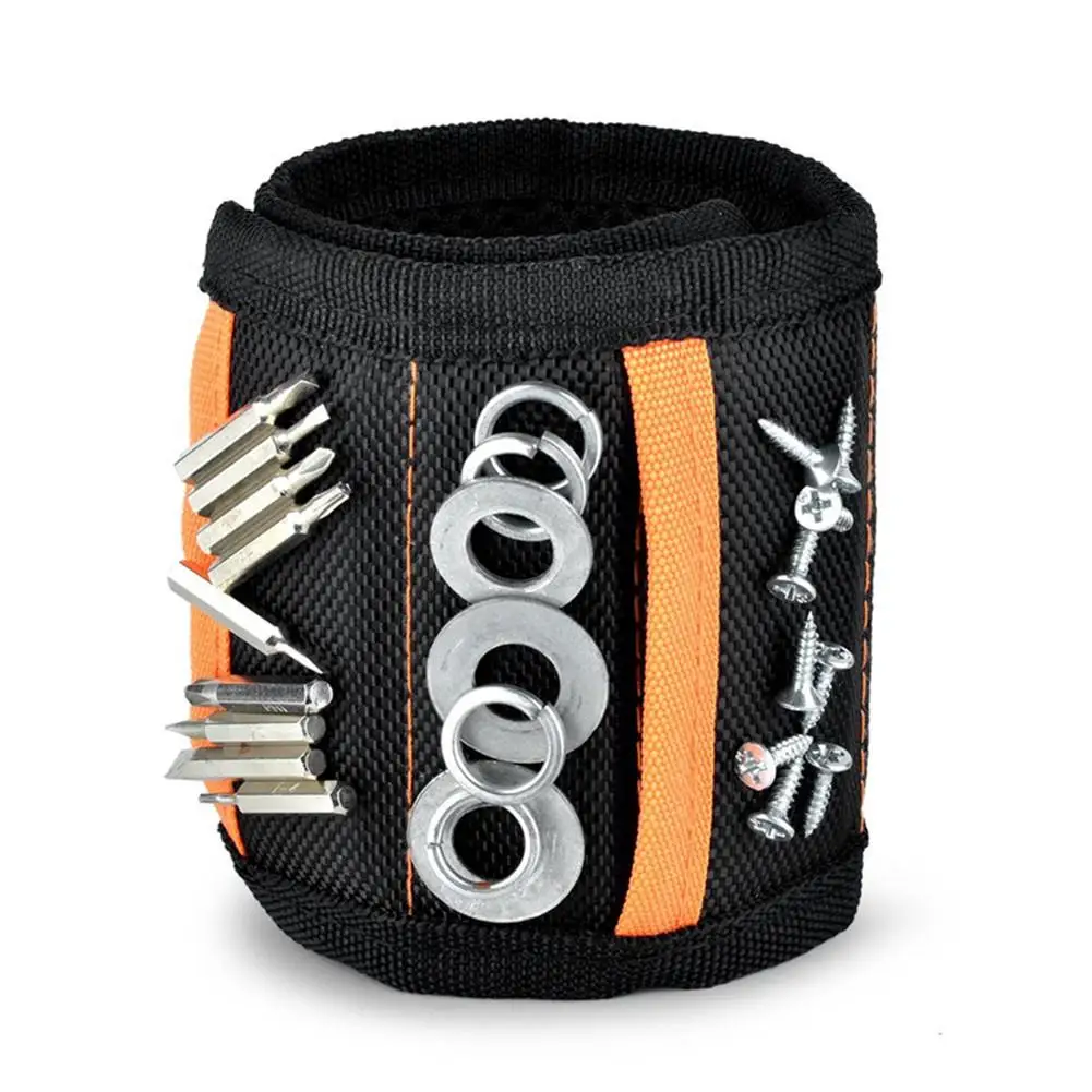 Wrist Support Strong Magnetic For Screw Nail Holder Wristband Band Tool Bracelet Pouch Bag Screws Drill Holder Holding A28