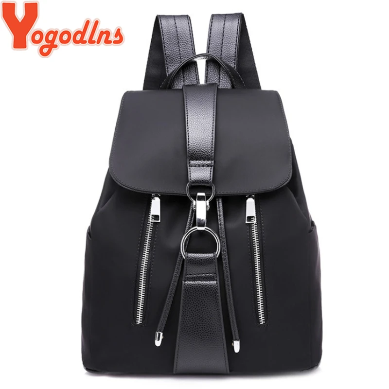 Women Backpack Preppy Style Back Bags for Teenage Girls Fashion Bag New Design Nylon Backpack Waterproof Rucksack