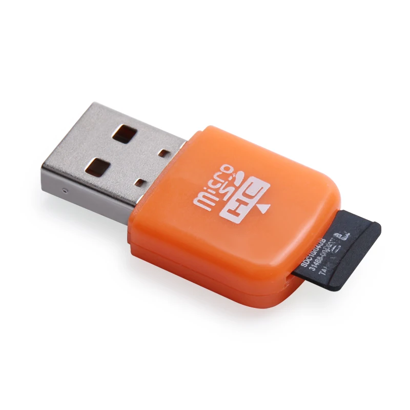 SR USB Kaartlezer Mini TF Geheugen Micro Sd-kaart Lezers tot 64 GB met 5 Kleuren