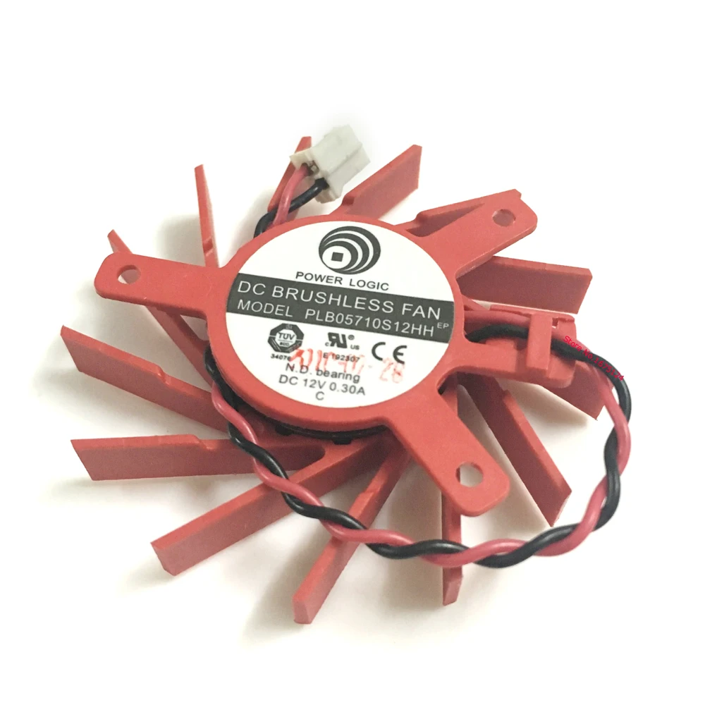 PLB05710S12HH 50MM DC 12V 0.3A Graphics Video Card Cooling Fan for Radeon HD 5670 cooler as replacement