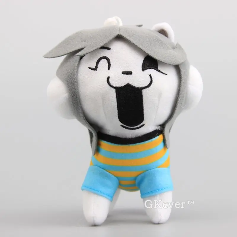 Undertale Temmie Plush Keychain Cute Small Soft Stuffed Animals Kids Soft Toys 14 cm