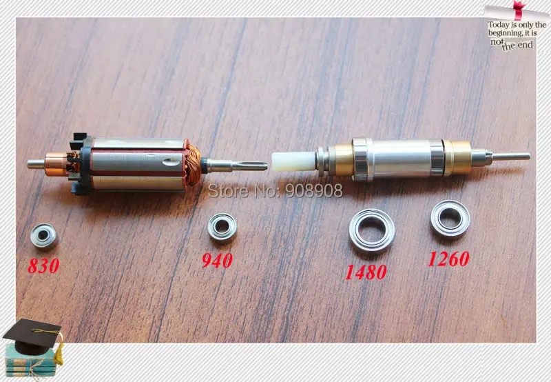 2019 Real 4pcs Spare Parts Components Micro Ball Bearing For 204 & 90 Micromotor STRONG 102L & 102 Brush Motor Handpiece Drill