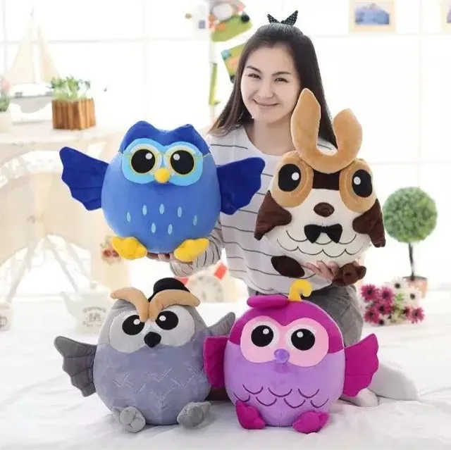 2017 The New Winter Personality Owl Figurines Export  Lovely owl Plush toys Wholesale and Multicolor baby Toys Quality