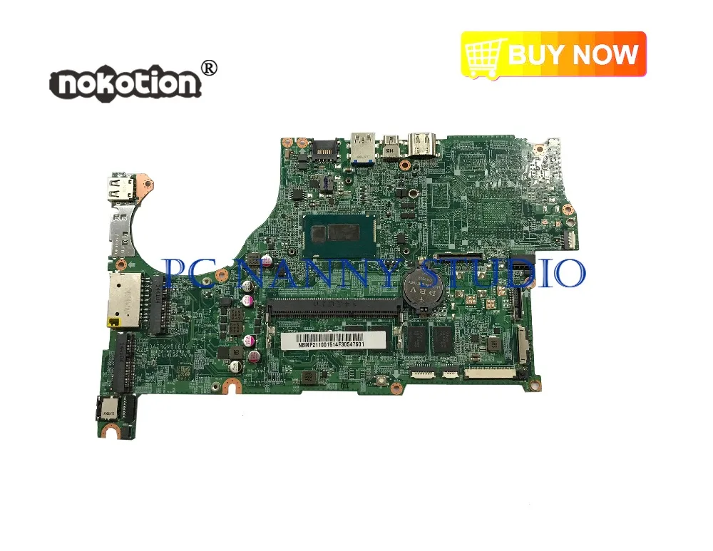 PCNANNY NBMP211001 for acer aspire V5-573 Laptop Motherboard i5-4210U UMA 1.7GHz CPU DAZRQMB18F0 tested