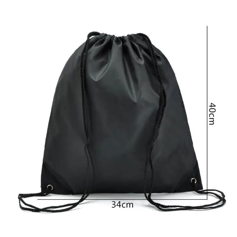 Portable Oxford Sports Bag 210D Nylon Drawstring Bags Belt Riding Backpack Gym Drawstring Shoes Bag Clothes Backpacks WholeSale