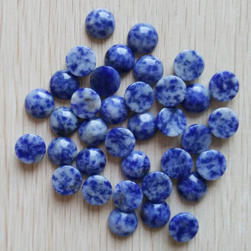 

Fashion high quality Natural Sodalite stone round shape CAB CABOCHON stones beads 12mm wholesale 50pcs/lot free shipping