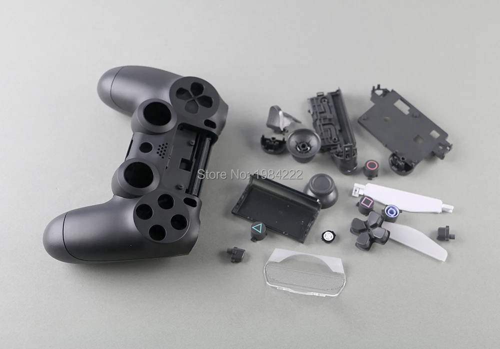 For PS4 Pro Wireless Controller JDS040 jds-040 4.0 Front Back Hard Plastic Upper Housing Shell Case With Full Buttons