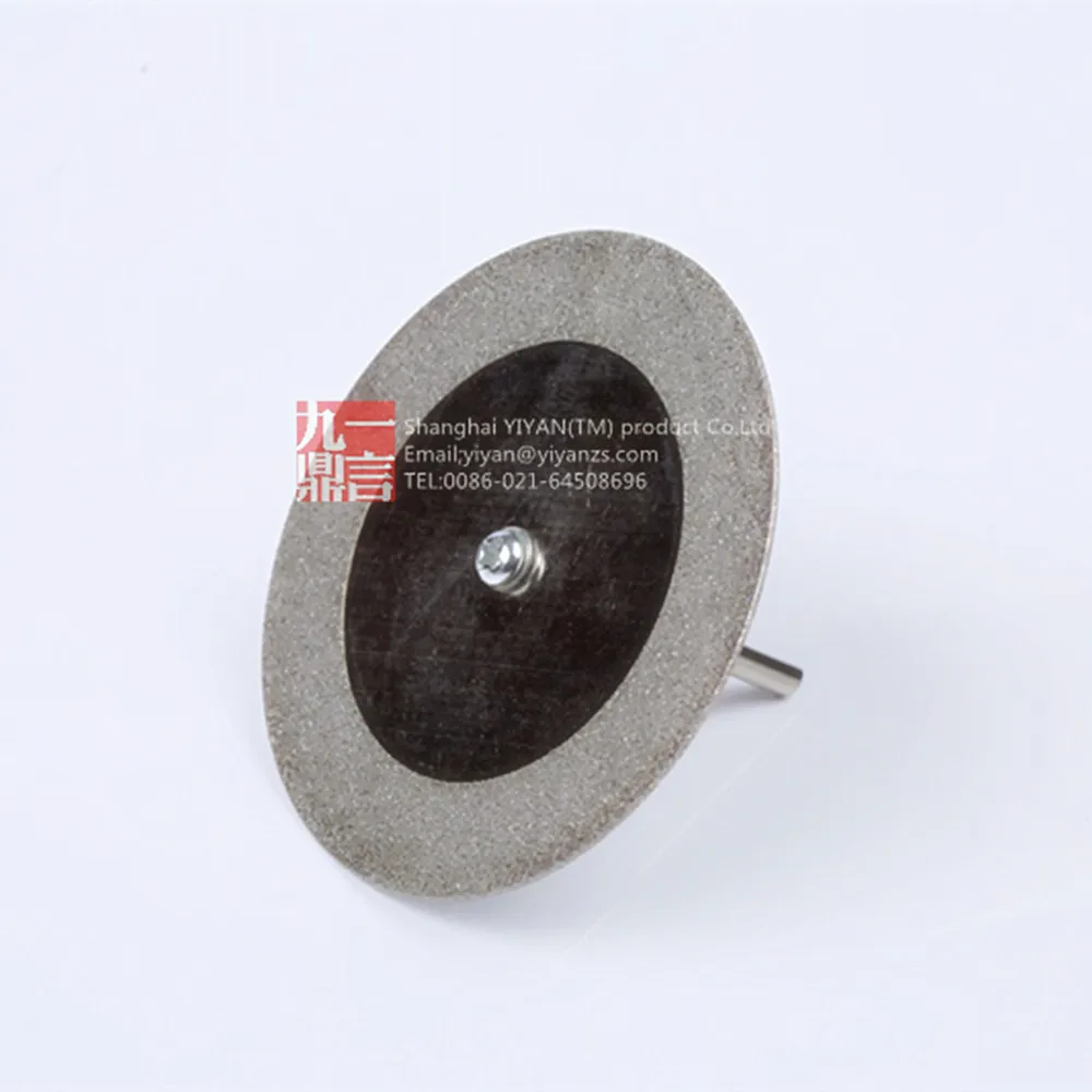 5pcs/lot Silver Ultrathin Rotary Diamond Coated Cutting Wheel Grinding Discs Blades Tool Accessories with Mandrel 60mm dia