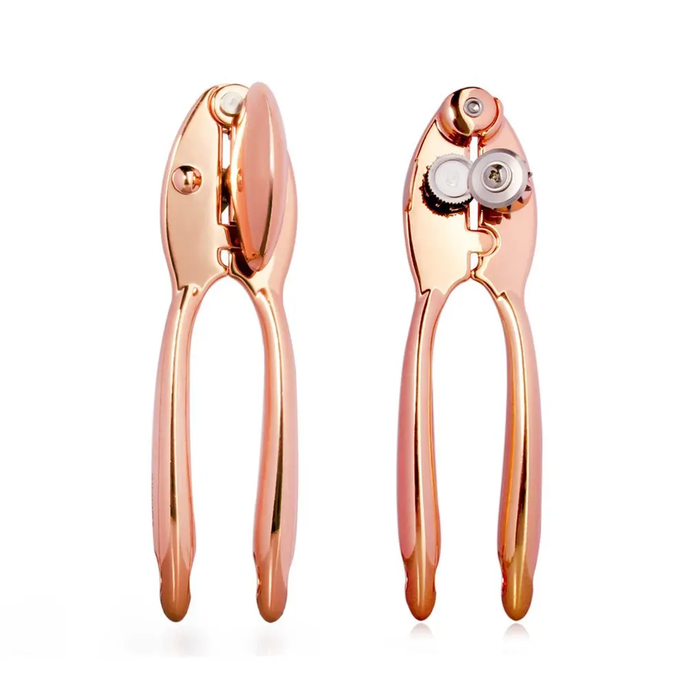 New Zinc Alloy Can Opener For canned Food With Ergonomically Shaped Thumb-Screw Heavy Duty Jar Bottle Opener Kitchen Accessories