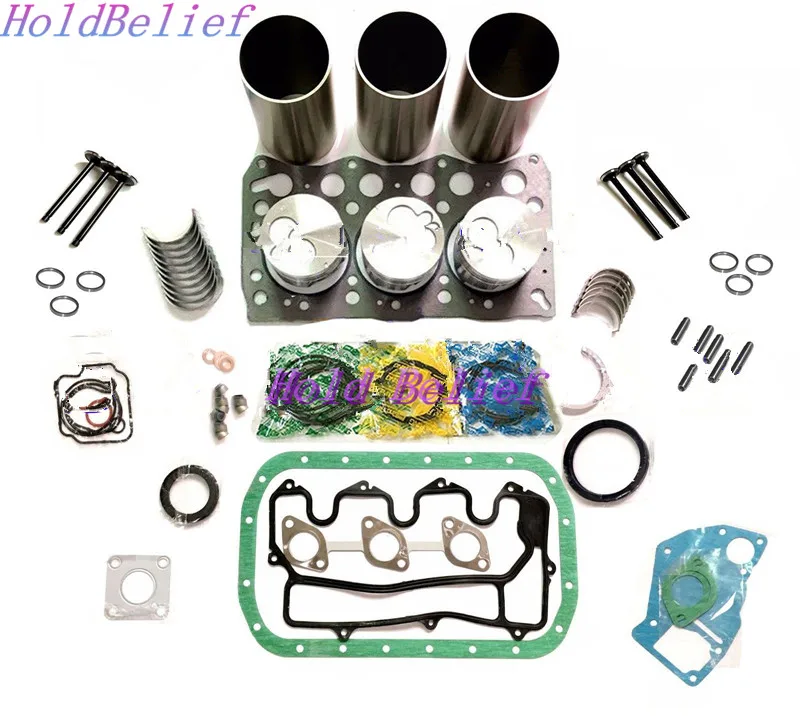 

Overhaul Rebuild Kit For Mitsubishi S3L S3L2 Engine Piston Bearing Set Repair With Connecting Rod And Bushing