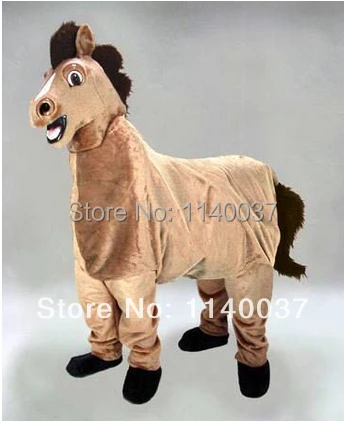 

mascot 2 Person Horse mascot costume custom fancy costume anime cosplay kits mascotte theme fancy dress carnival costume