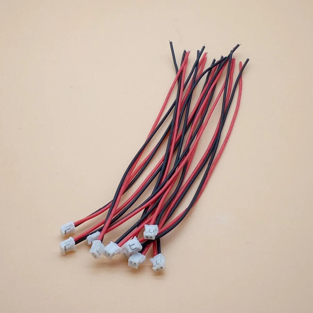 10Pcs Length 150mm Mini Micro ZH 1.5mm 2/3/4/5/6/7/8/9/10 Pin JST Connector Single Plug With Wires Cables 28AWG