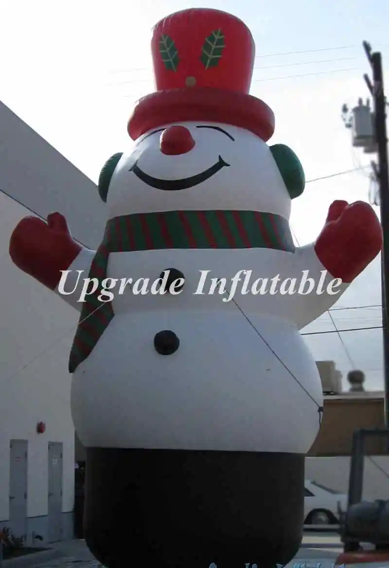 Custom Various Huge Advertising Inflatable Snowman Commercial Christmas Models for Promotion