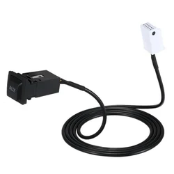 1 Set AUX Switch Plug Adapter + Connection Harness Cable For VW Scirocco Jetta 5 Golf mk5 mk6 RCD510 RNS315