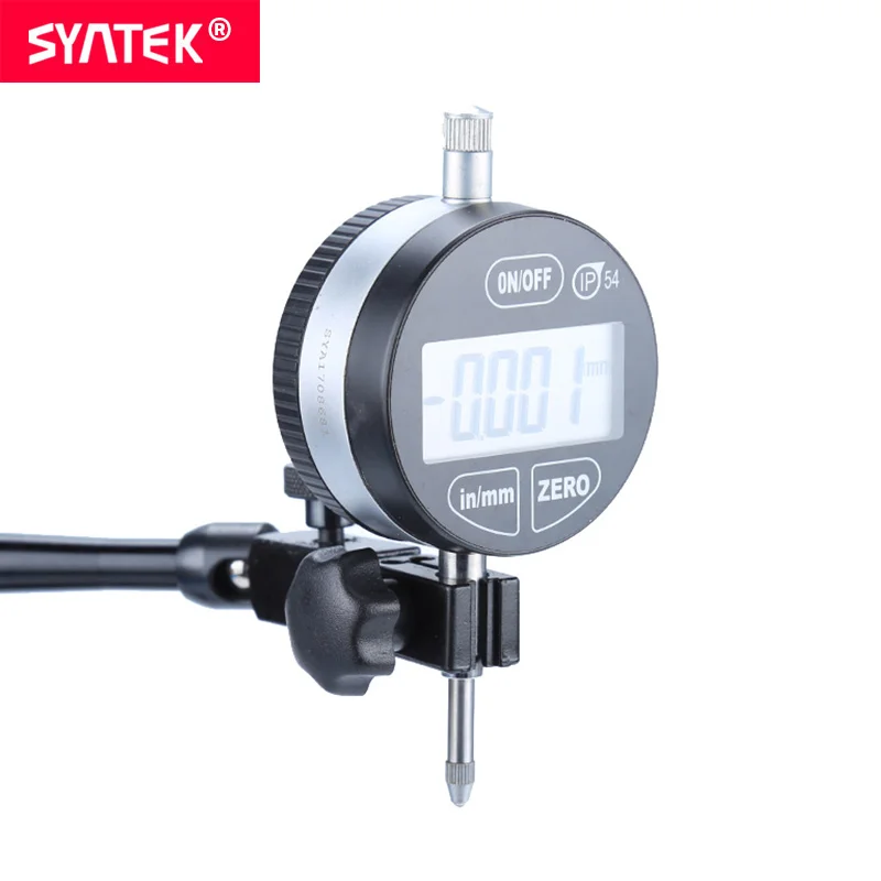 Syntek Universal Adjustable Gauge Stand Holder Magnetic Base Holder 80kg Strong Digital Level Dial Test Indicator Tool CE SGS