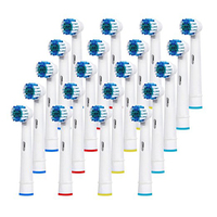 20x Replacement Brush Heads For Braun oral B D12,D16,D29,D20,D32,OC20,D10513, DB4510k 3744 3709 3757 D19 OC18 D811 D9525 D9511