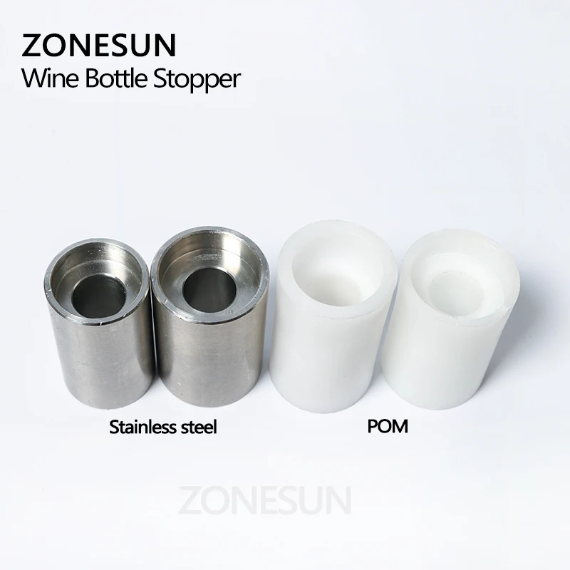 ZONESUN Manual Stainless Steel Corkers Wine Corking Machine Capping Tool Brewed Wine Bottle Cork Press Inserting Machine