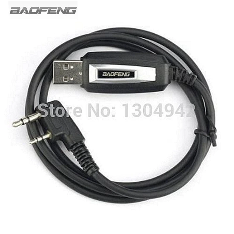 Original BAOFENG USB Programming Cable for BAOFENG UV-5R UV-B5 UV-B6 UV-3R+ 888S Two way Radio With Driver CD