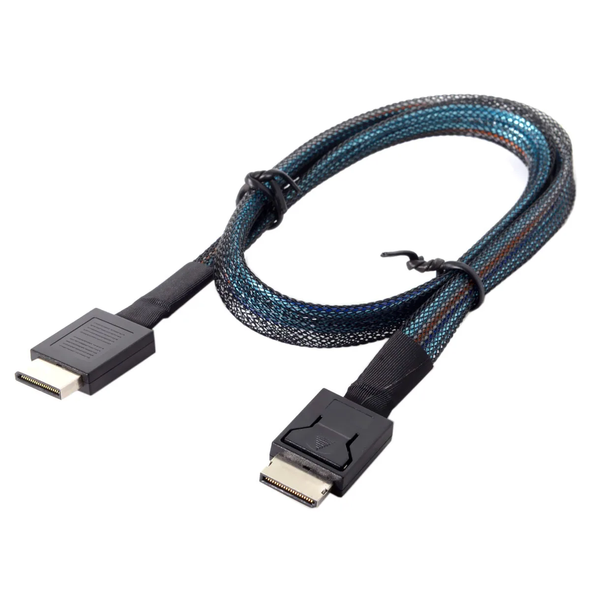 50cm SFF-8611 4i male to male OCuLink HBA PCIe G3 PCI-Express to OCuLink SFF-8611 SSD Data Active Cable 0.5M