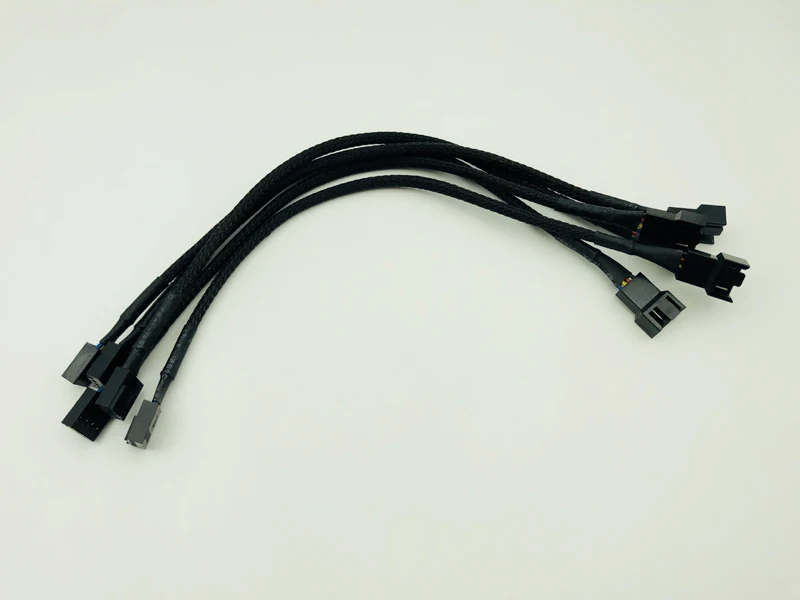 5 шт. 4-контактный разъем вентилятора PWM, компьютерный чехол, удлинитель для материнской платы, кабель питания для процессора, компьютера, чехол для вентилятора, удлинитель питания, новинка