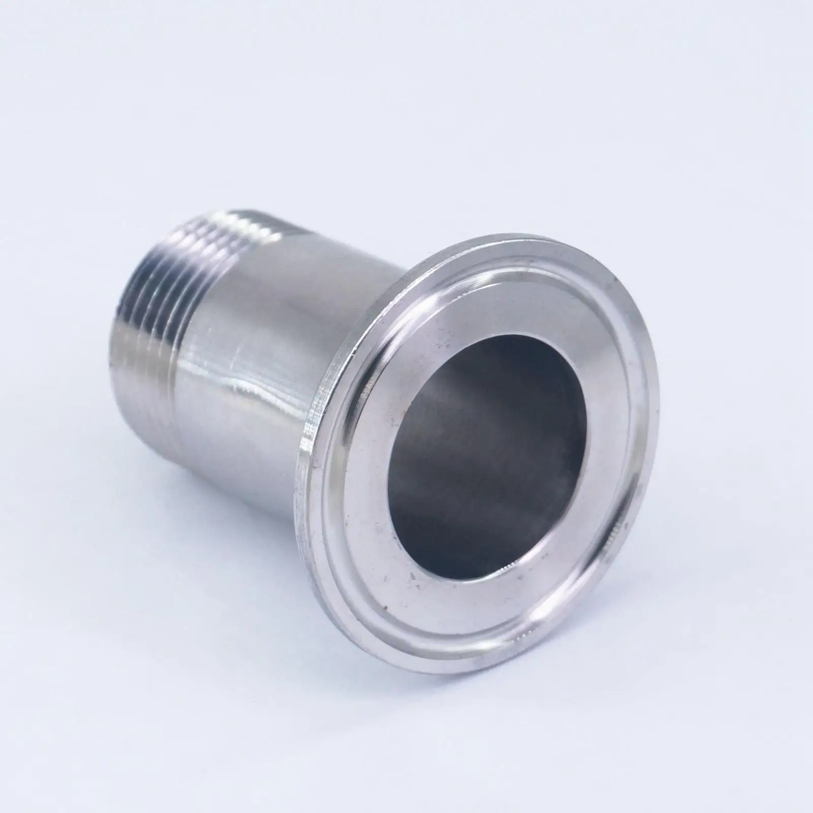 

1" NPT Male x 1.5" Tri Clamp SUS 304 Stainless Steel Sanitary Fitting Coupling For Home Brew Beer