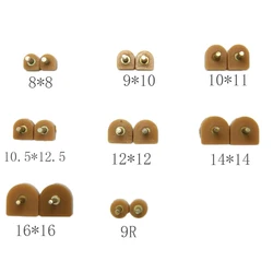 GUGULUZA 10 Pcs = 5Pairs Brown High Heel Shoes DIY Repairs Tips Pin Dowels Lifts Replacement High Qualiy 3 mm