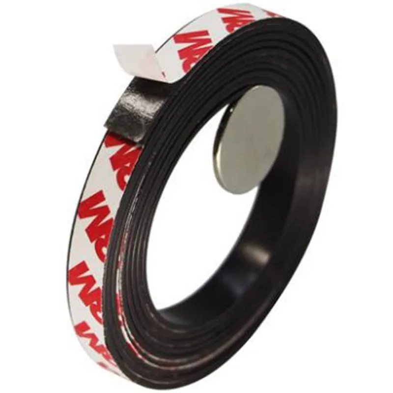 1/ 5Meter Long flexible magnet 10 x1.5mm Thickness 15x1.5  20x1.5 30x1.5  Rubber  Magnetic Strip Tape For DIY Craft Tape